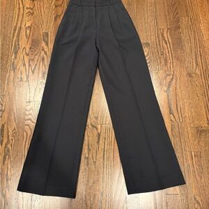 Abercrombie & Fitch Black Wide-Leg Pants